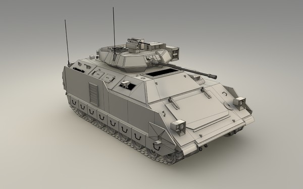 m3a3 bradley apc 3d 3ds - M3A3 Bradley APC by Cr8g